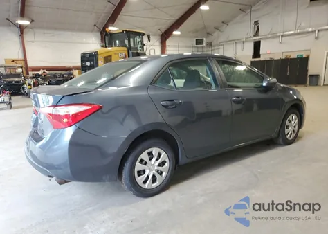 2015 Toyota Corolla L z USA, uszkodzony, nr VIN 2T1BURHE3FC445056